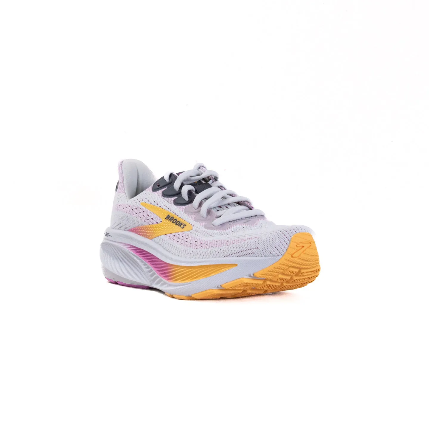 Brooks Ghost 17 (Womens) - Oyster/Apricot/Pink road pulse