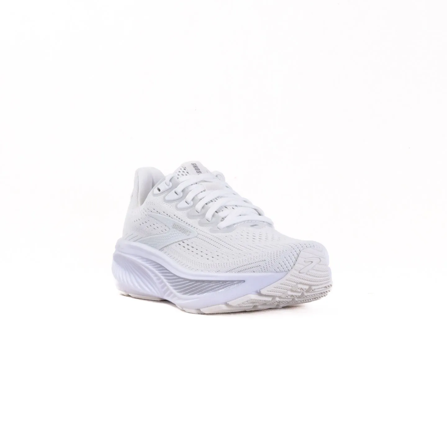 Brooks Ghost 17 (Womens) - White/White/Grey urban shield