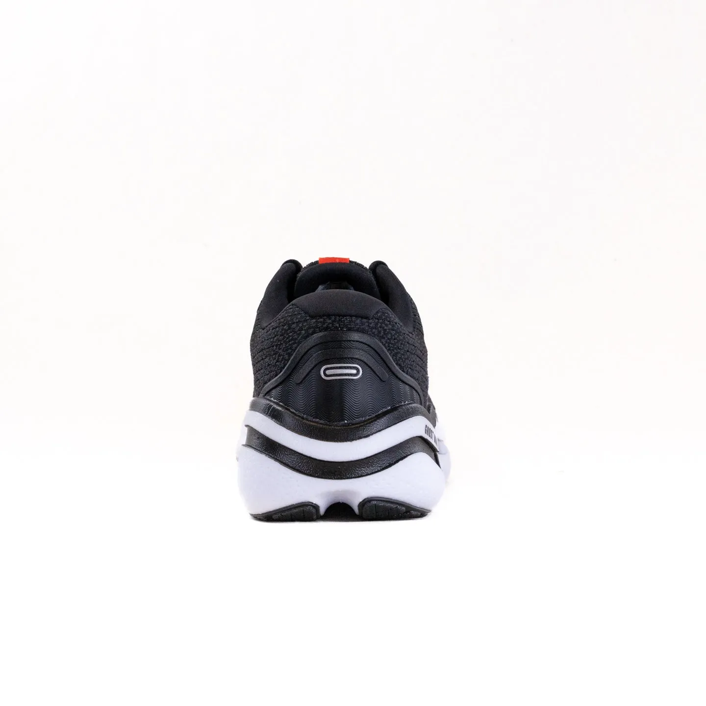 Brooks Ghost Max 2 (Men's) - Black/White/Fiery Red race ready