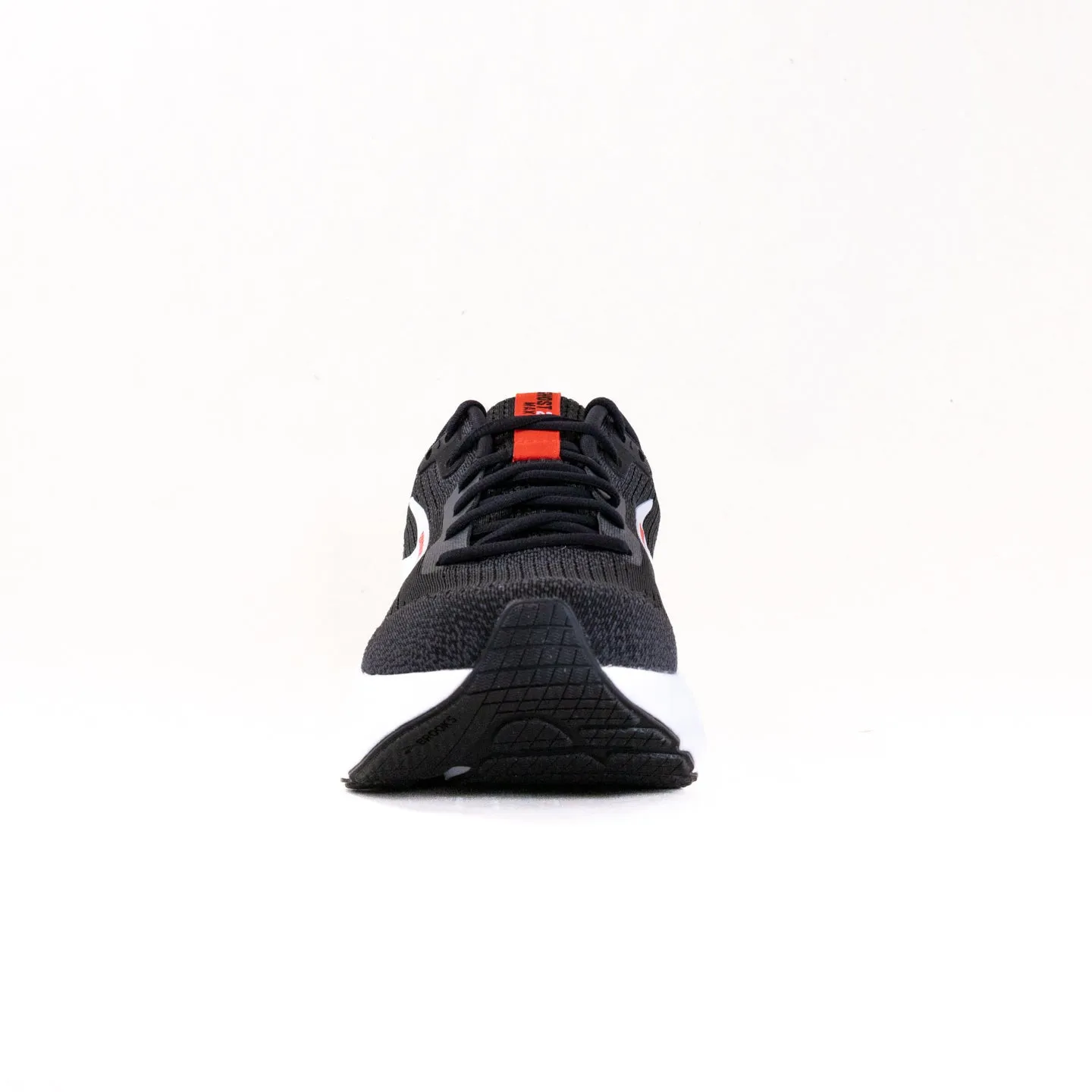Brooks Ghost Max 2 (Men's) - Black/White/Fiery Red road flex