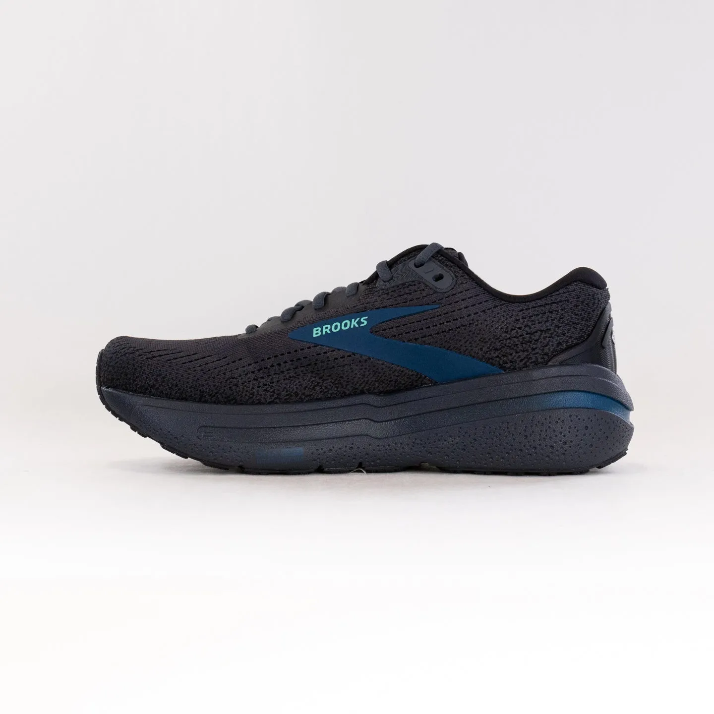 Brooks Ghost Max 2 (Men's) - Ebony/Cockatoo/Blue Sapphire sprint boost
