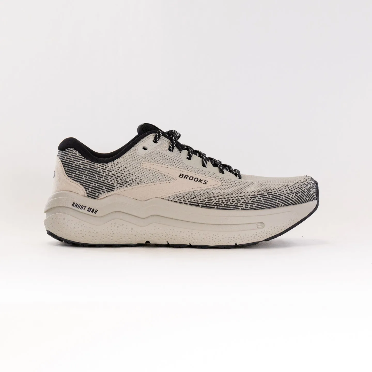 Brooks Ghost Max 2 (Men's) - Pelican/Pelican/Black dry zone