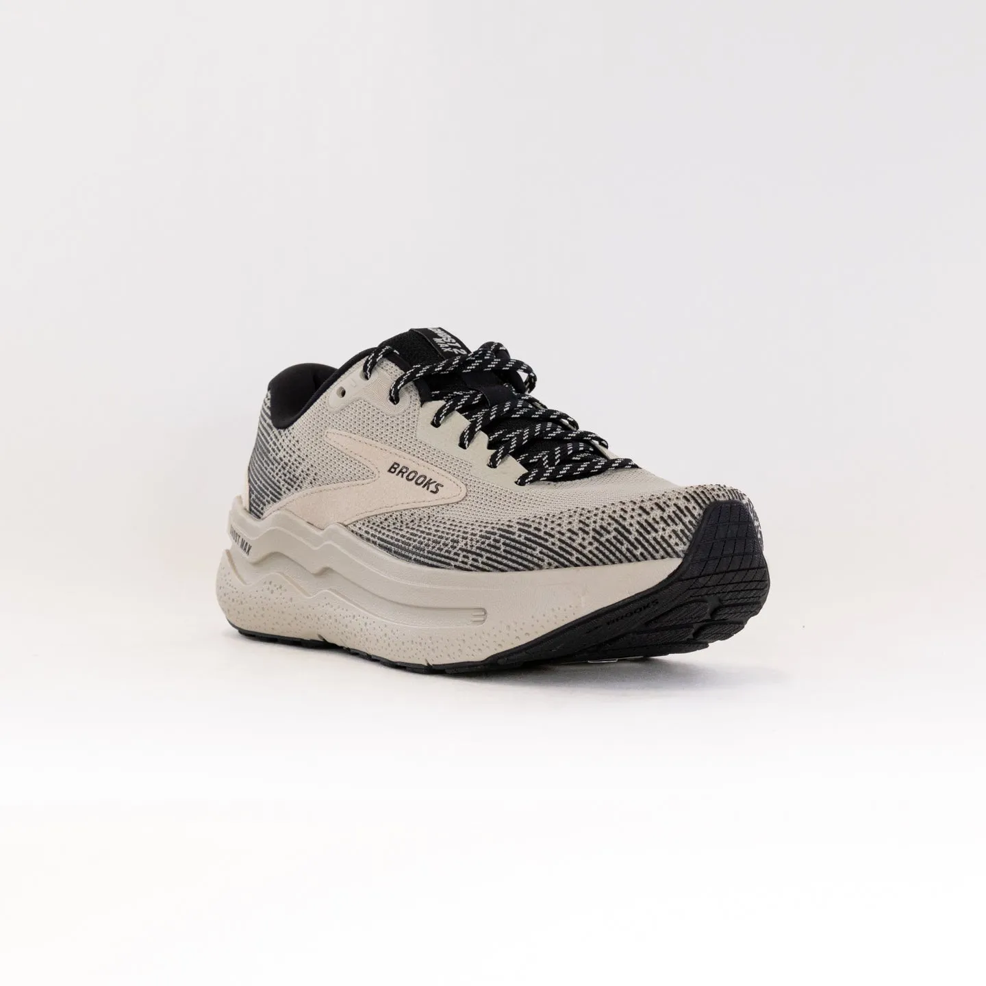 Brooks Ghost Max 2 (Men's) - Pelican/Pelican/Black rain walk