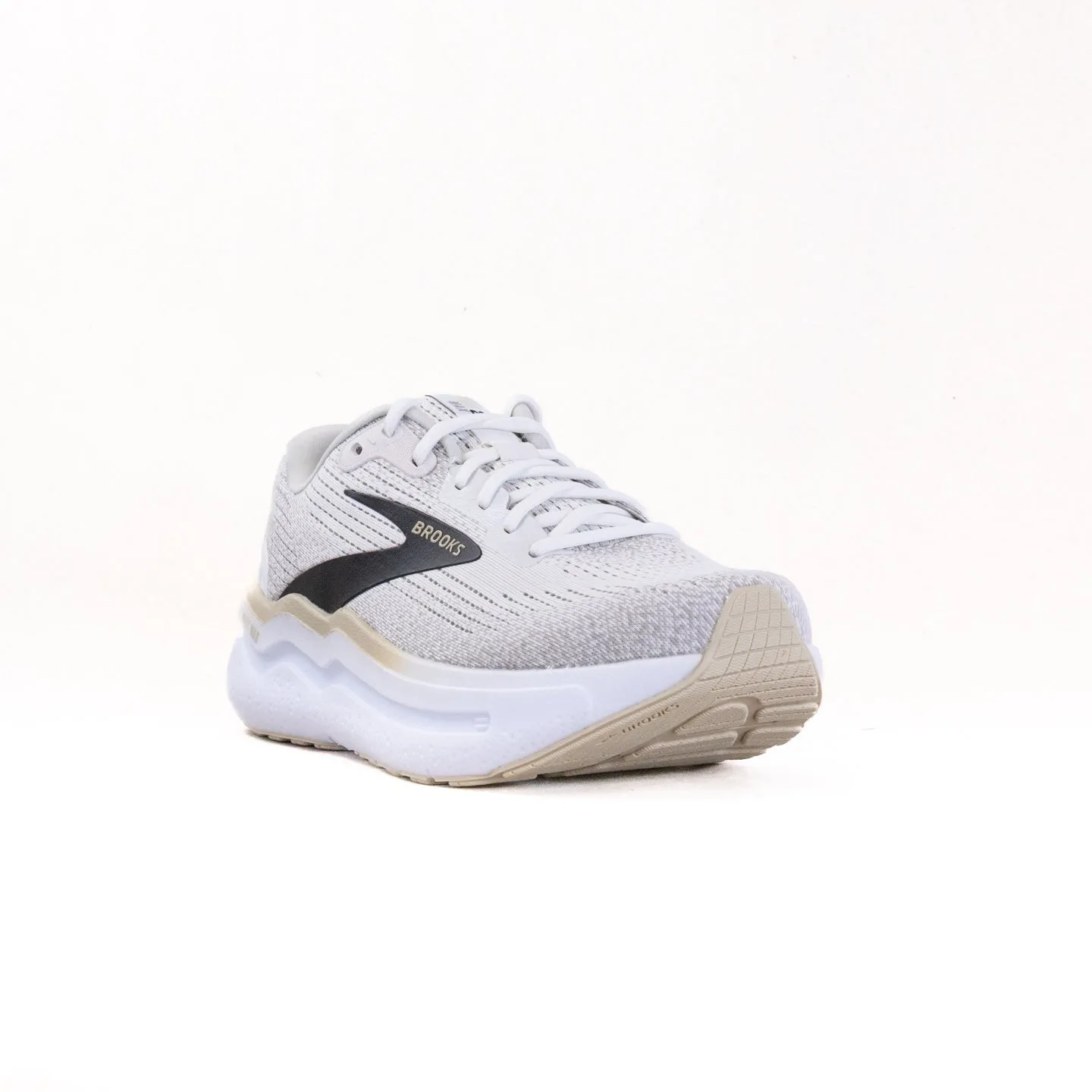 Brooks Ghost Max 2 (Men's) - White/Pelican/Oyster urban shield