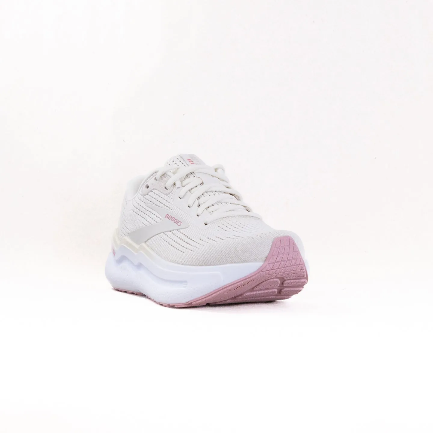 Brooks Ghost Max 2 (Women's) - Coconut Milk/Gray/Zephyr city miles
