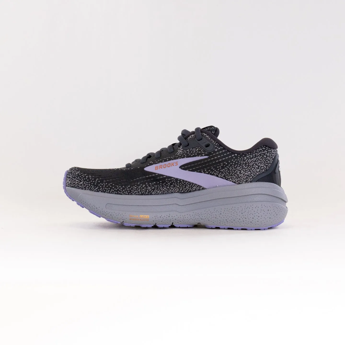 Brooks Ghost Max 2 (Women's) - Ebony/Sweet Lavender/Alloy core athlete