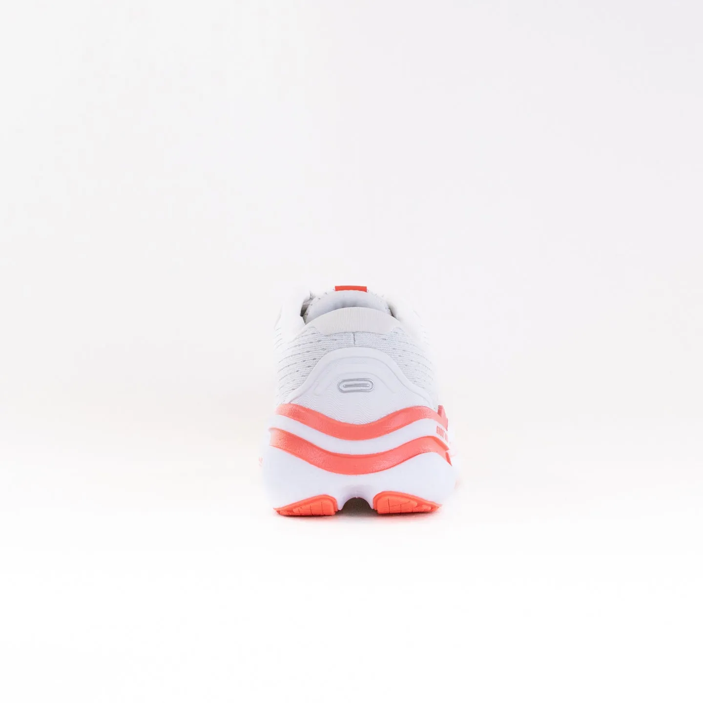 Brooks Ghost Max 2 (Women's) - White/Hot Coral morning energy