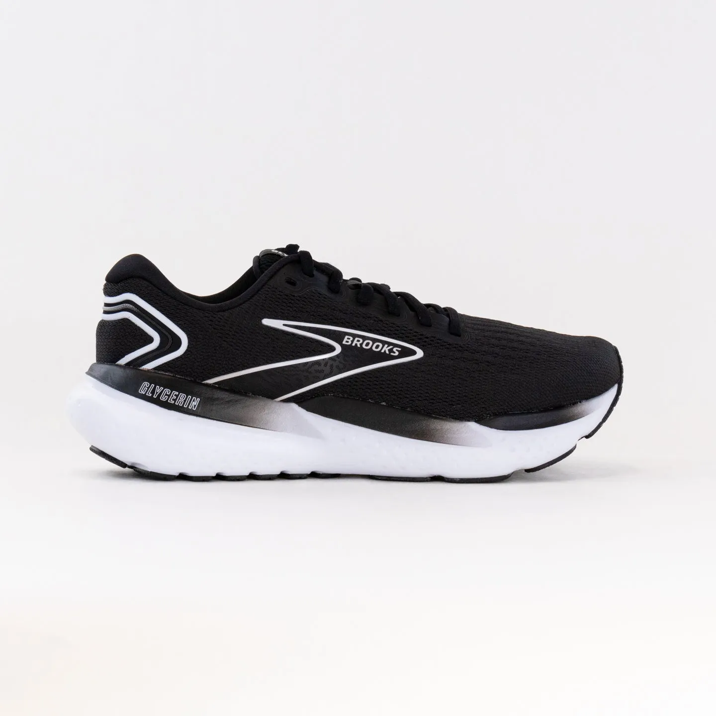 Brooks Glycerin 21 (Mens) - Black/Grey/White foot tech