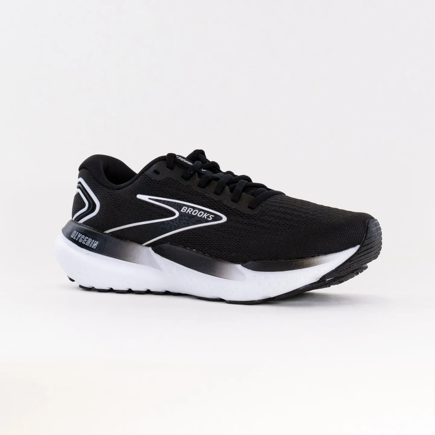 Brooks Glycerin 21 (Mens) - Black/Grey/White training flow