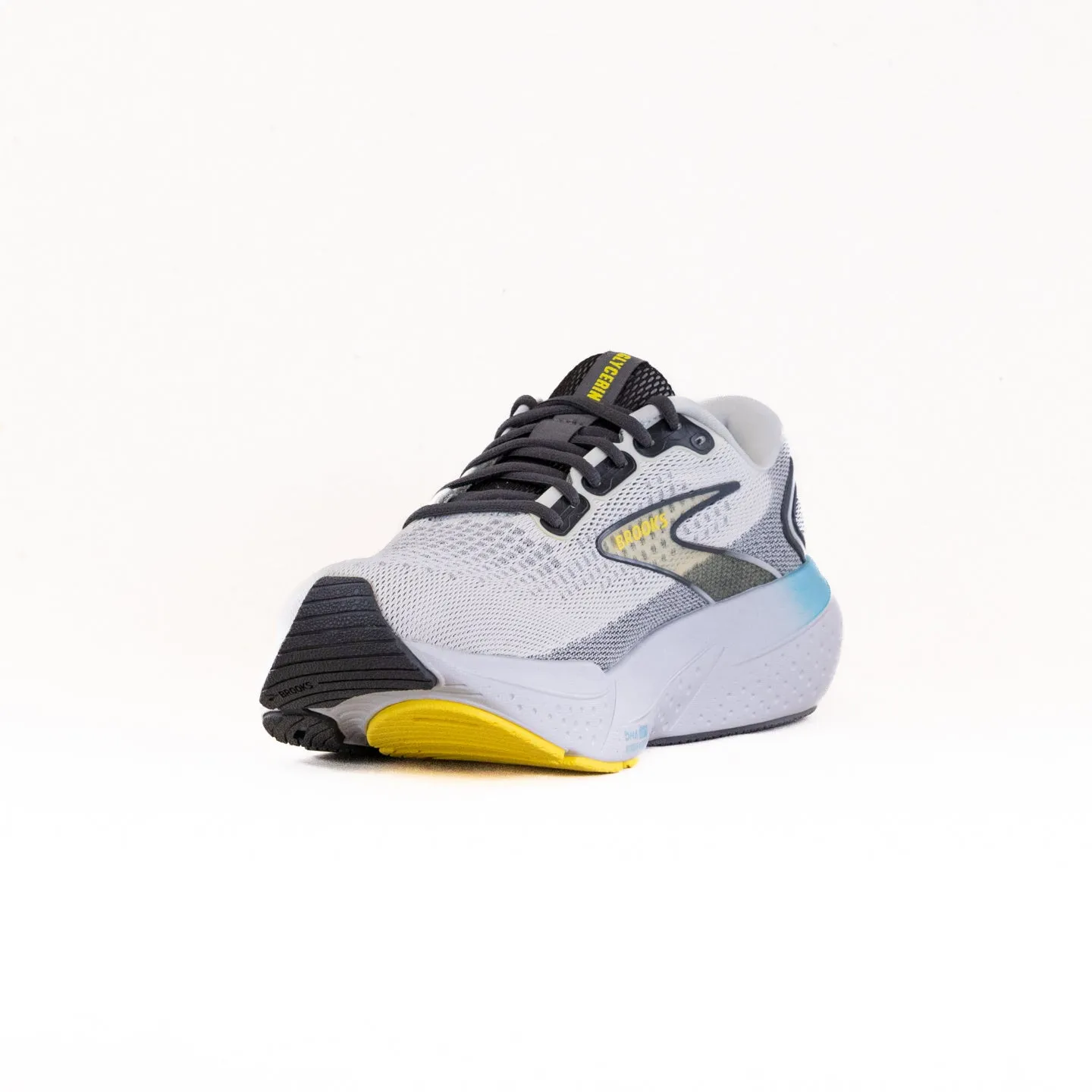 Brooks Glycerin 21 (Mens) - Coconut/Forged Iron/ Yellow energy loop