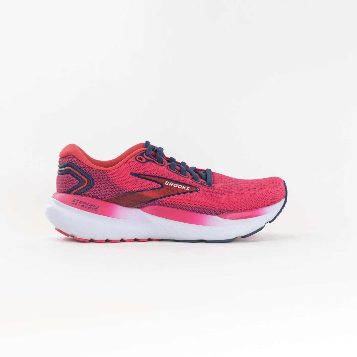 Brooks Glycerin 21 (Women's) - Raspberry/Estate Blue trail pulse