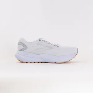 Brooks Glycerin 21 (Women's) - White/Silver/Biscuit sole ease