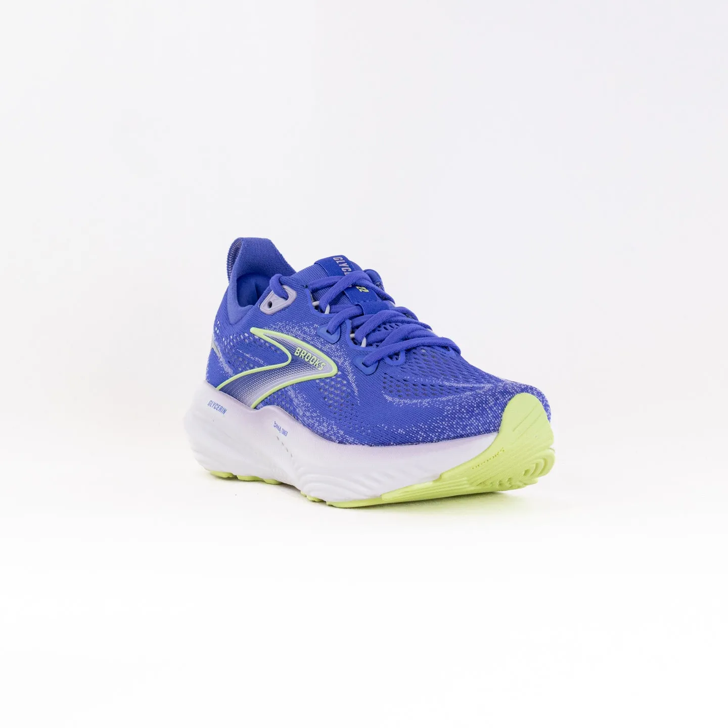 Brooks Glycerin 22 (Women's) - Amparo Blue/Hyper Iris/Yellow grip rush