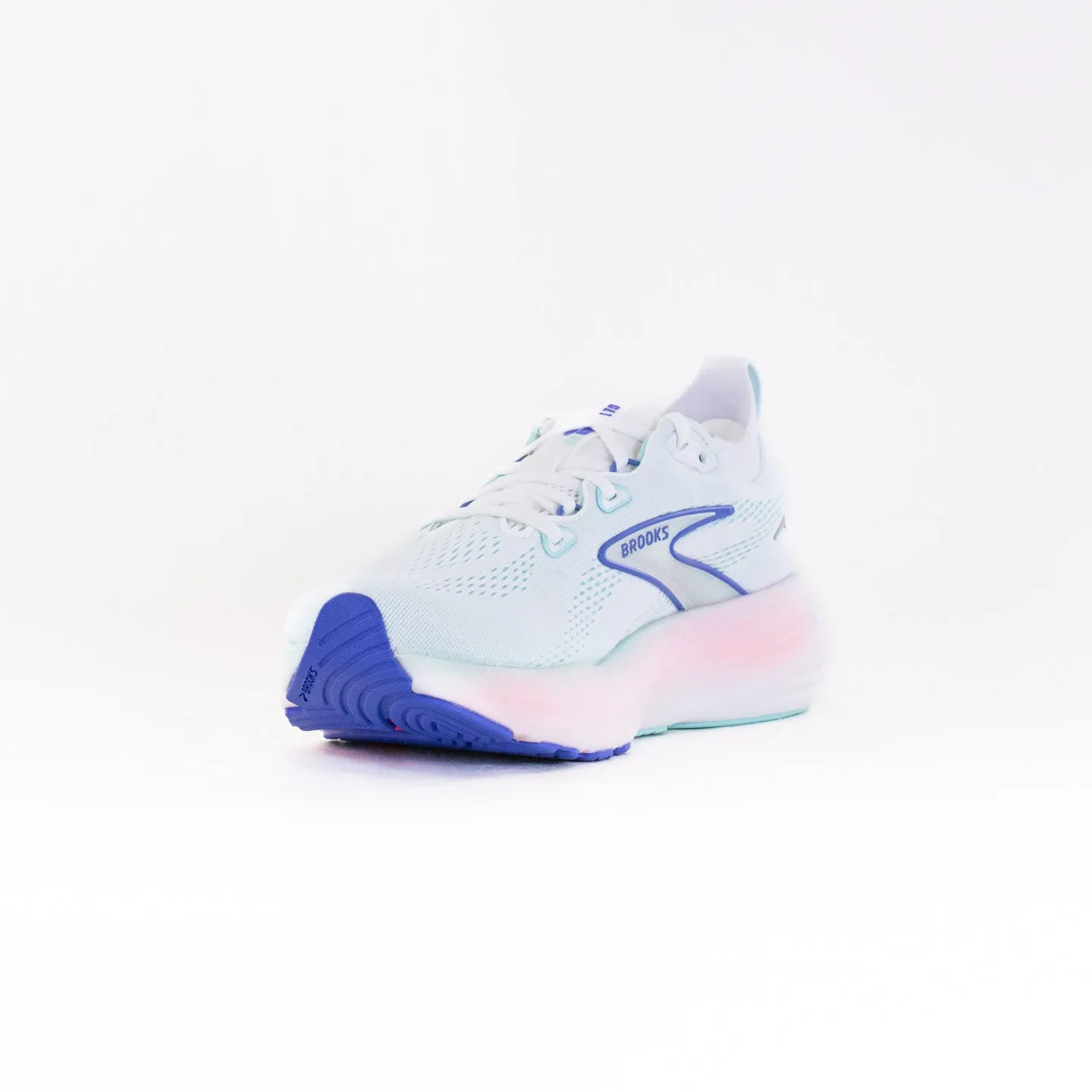 Brooks Glycerin 22 (Women's) - White/Limpet Shell/Amparo Blue rain ready