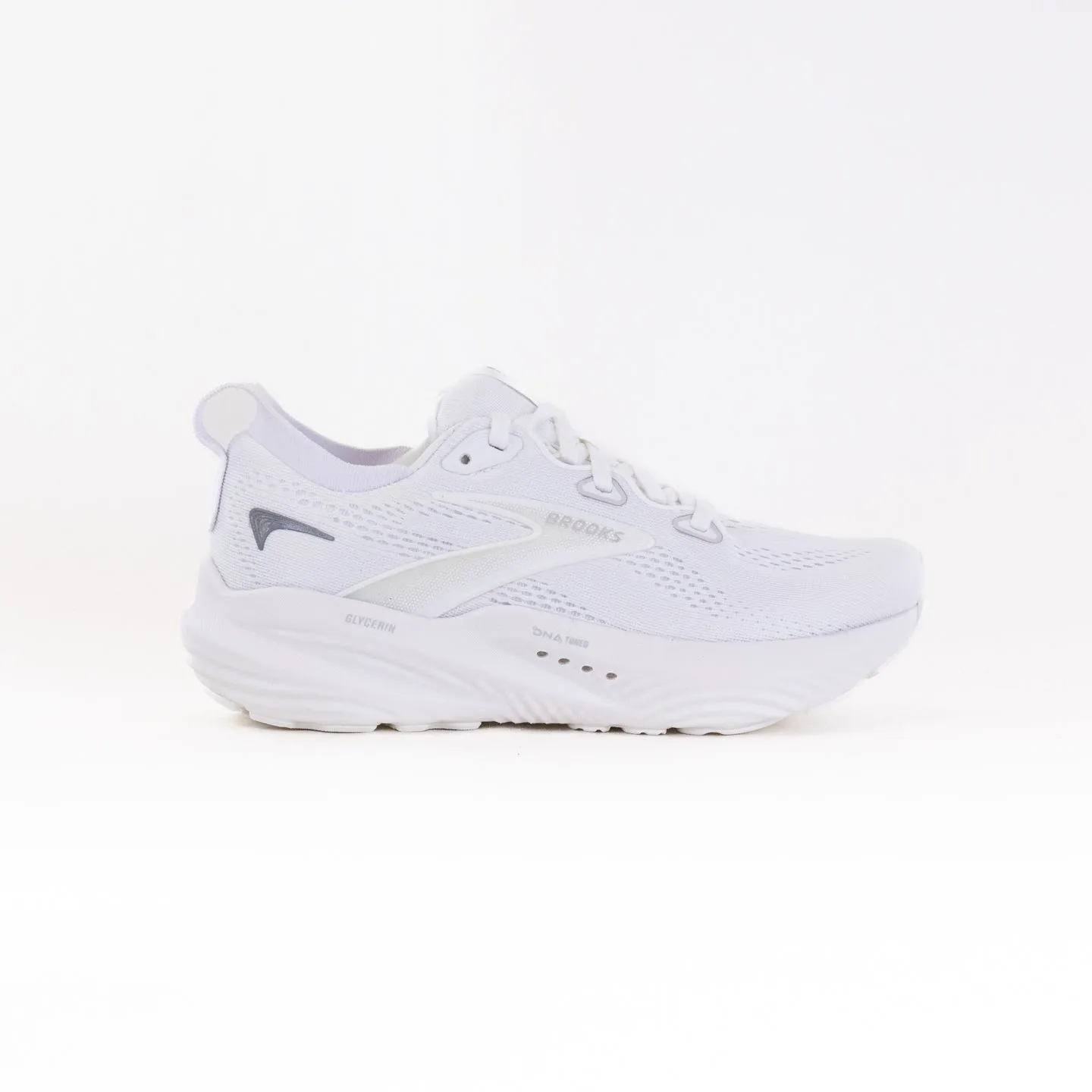 Brooks Glycerin 22 (Women's) - White/White/Grey morning energy