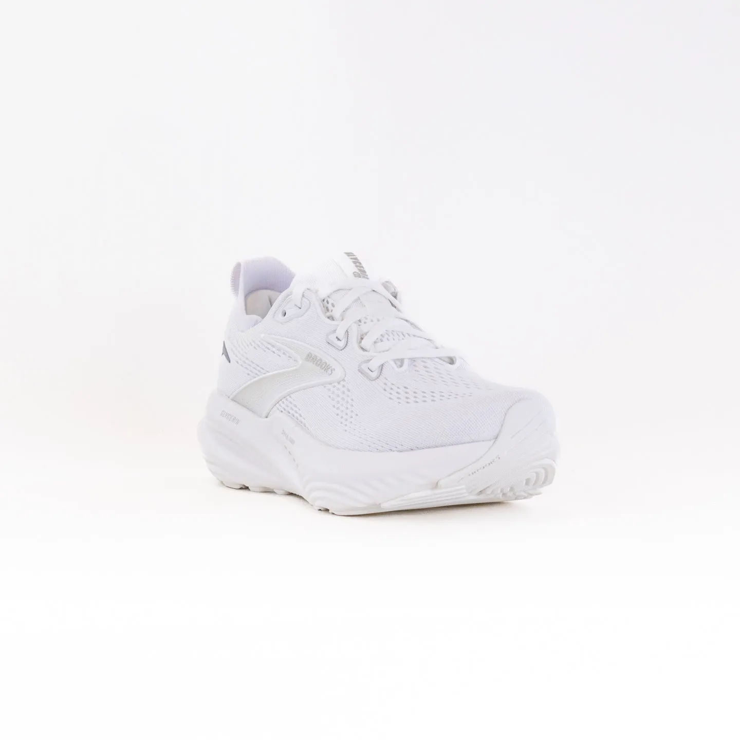 Brooks Glycerin 22 (Women's) - White/White/Grey cloud force