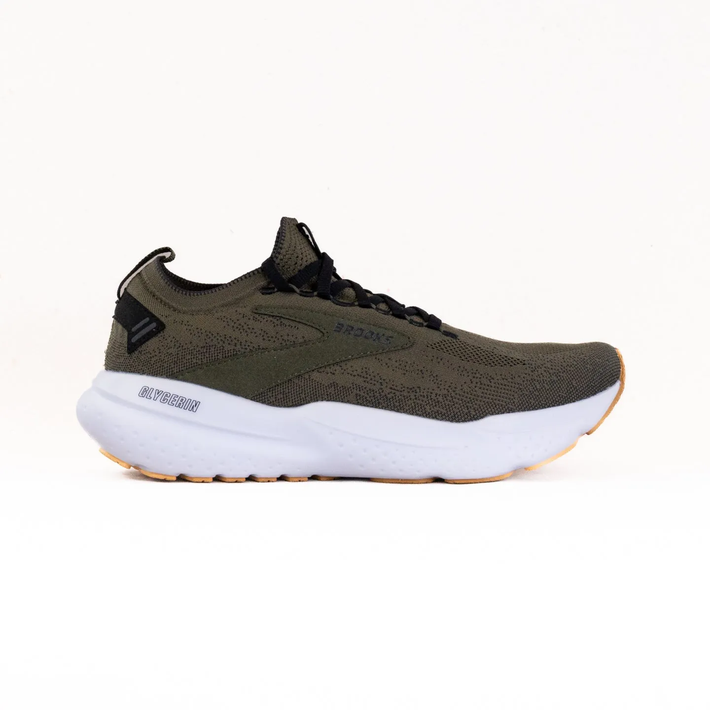 Brooks Glycerin StealthFit 21 (Men's) - Green/Black/White quick land