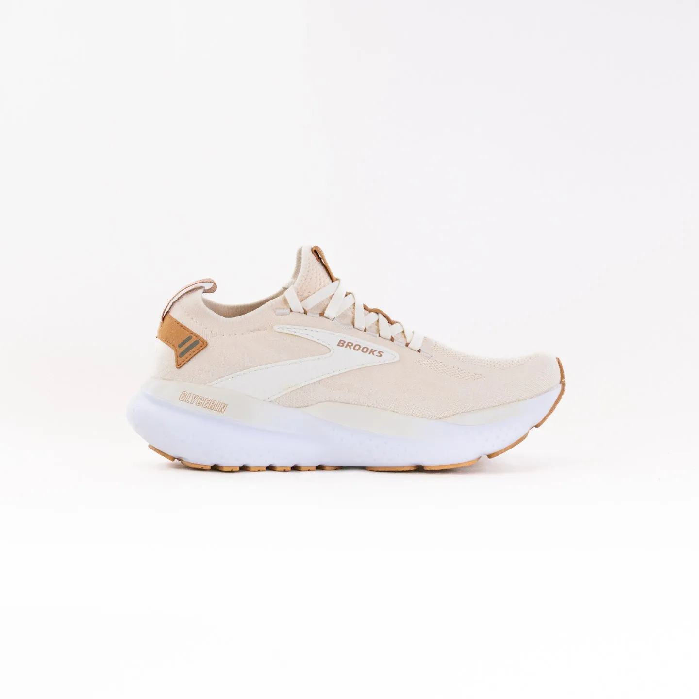 Brooks Glycerin StealthFit 21 (Women's) - Marshmallow/Cream/Biscuit city miles