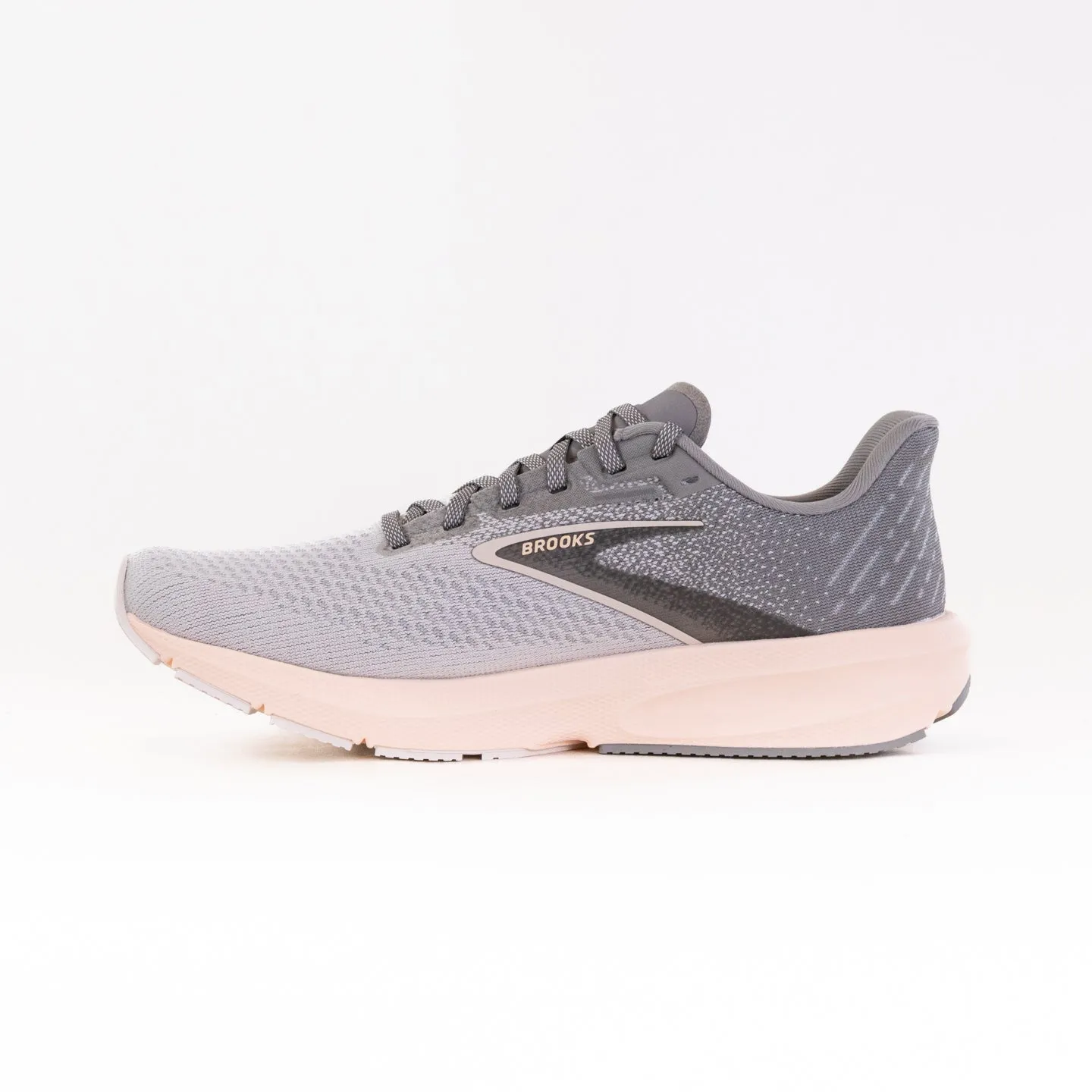 Brooks Launch 10 (Women's) - Grey/Crystal Grey/Pale Peach street boost