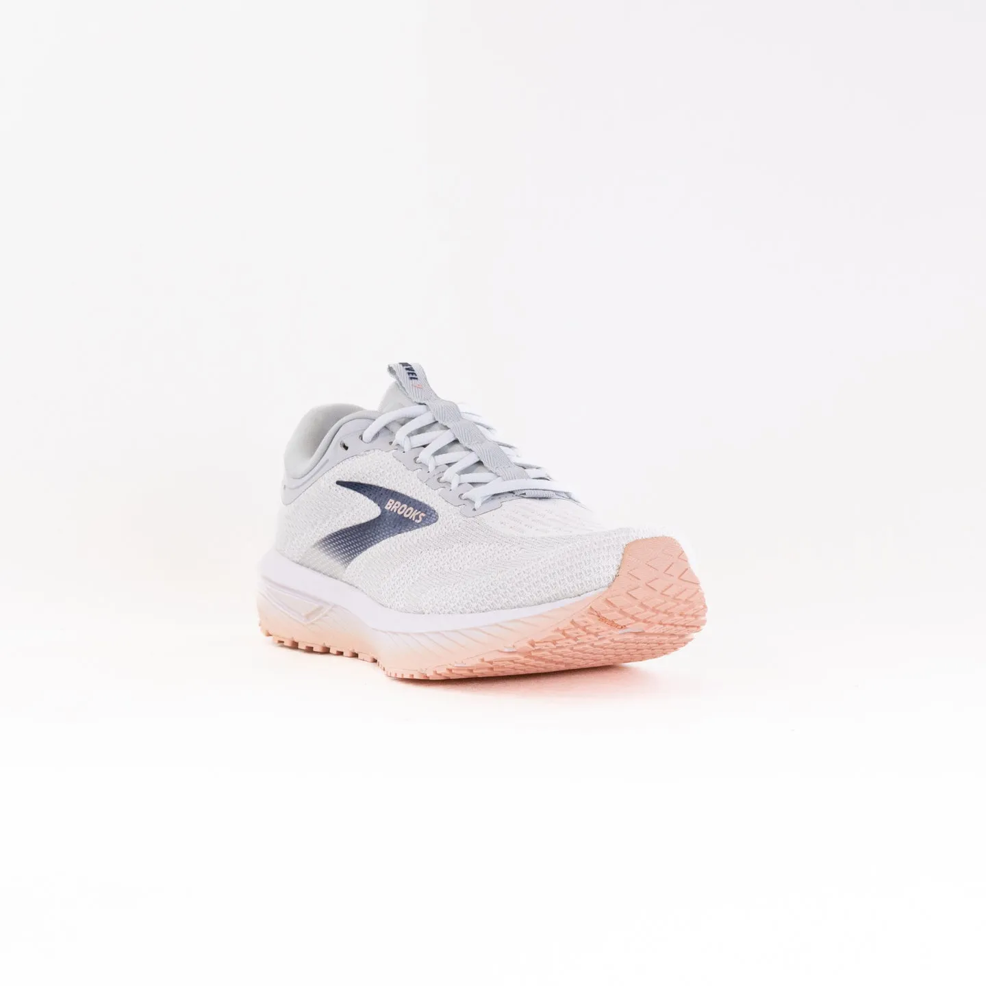 Brooks Revel 7 (Women's) - Oyster/White/Tropical Peach speed force
