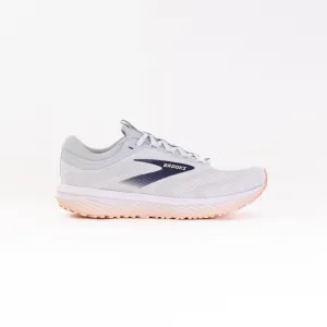Brooks Revel 7 (Women's) - Oyster/White/Tropical Peach sport mode Brooks Revel 7 (Women's) - Oyster/White/Tropical Peach power stride