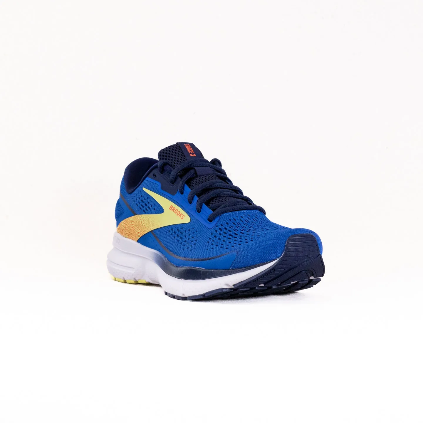 Brooks Trace 3 (Men's) - Blue/Peacoat/Yellow court ride