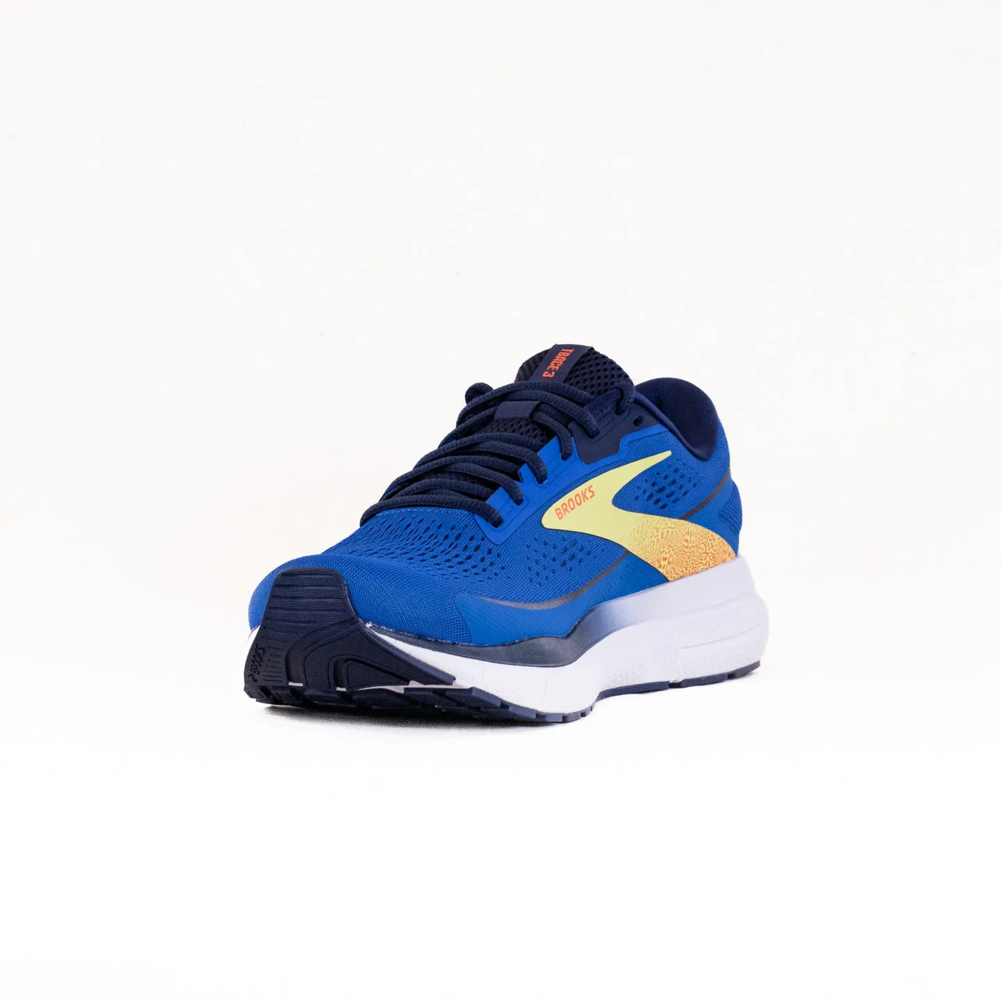 Brooks Trace 3 (Men's) - Blue/Peacoat/Yellow quick rebound