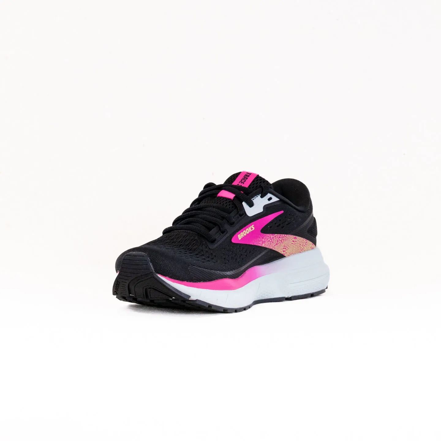 Brooks Trace 3 (Women's) - Black/Blue/Pink Glo pavement zone