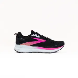 Brooks Trace 3 (Women's) - Black/Blue/Pink Glo heel lock