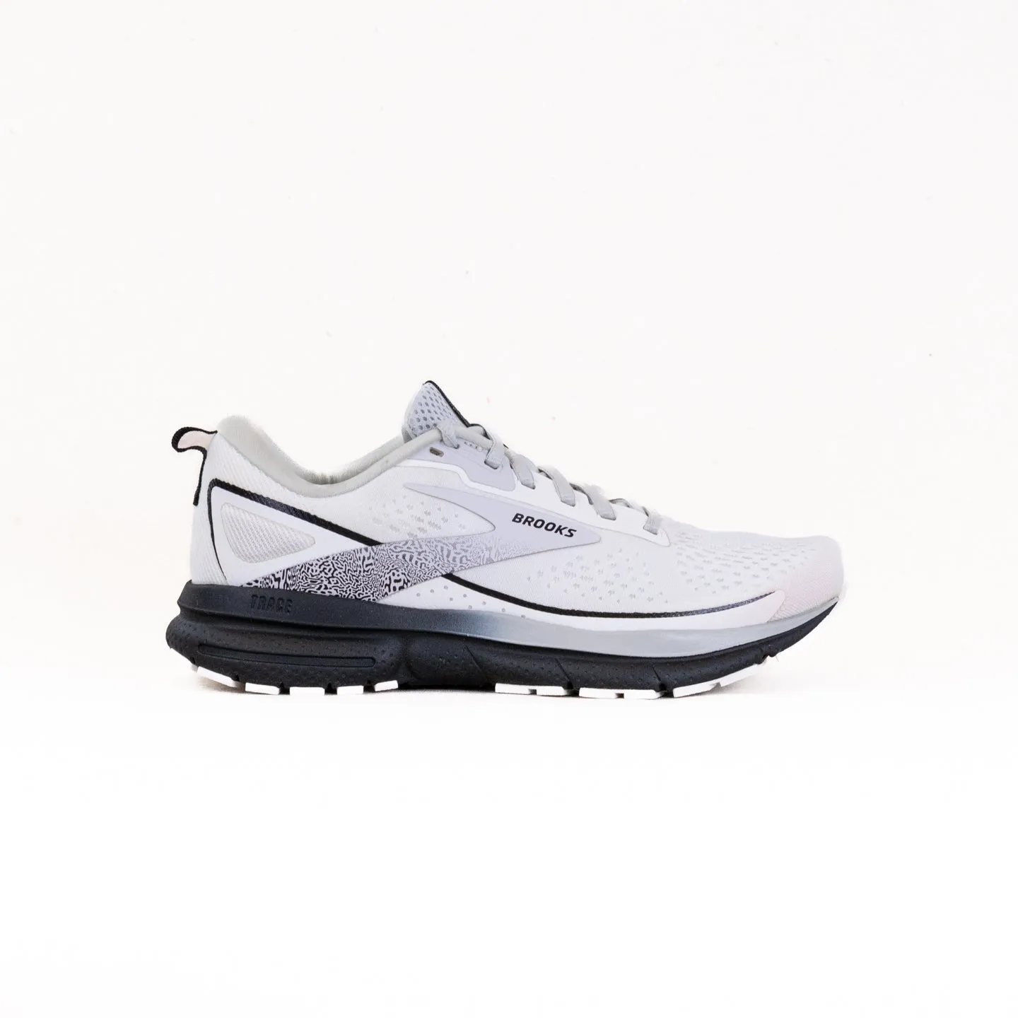 Brooks Trace 3 (Women's) - White/Oyster/Black night motion