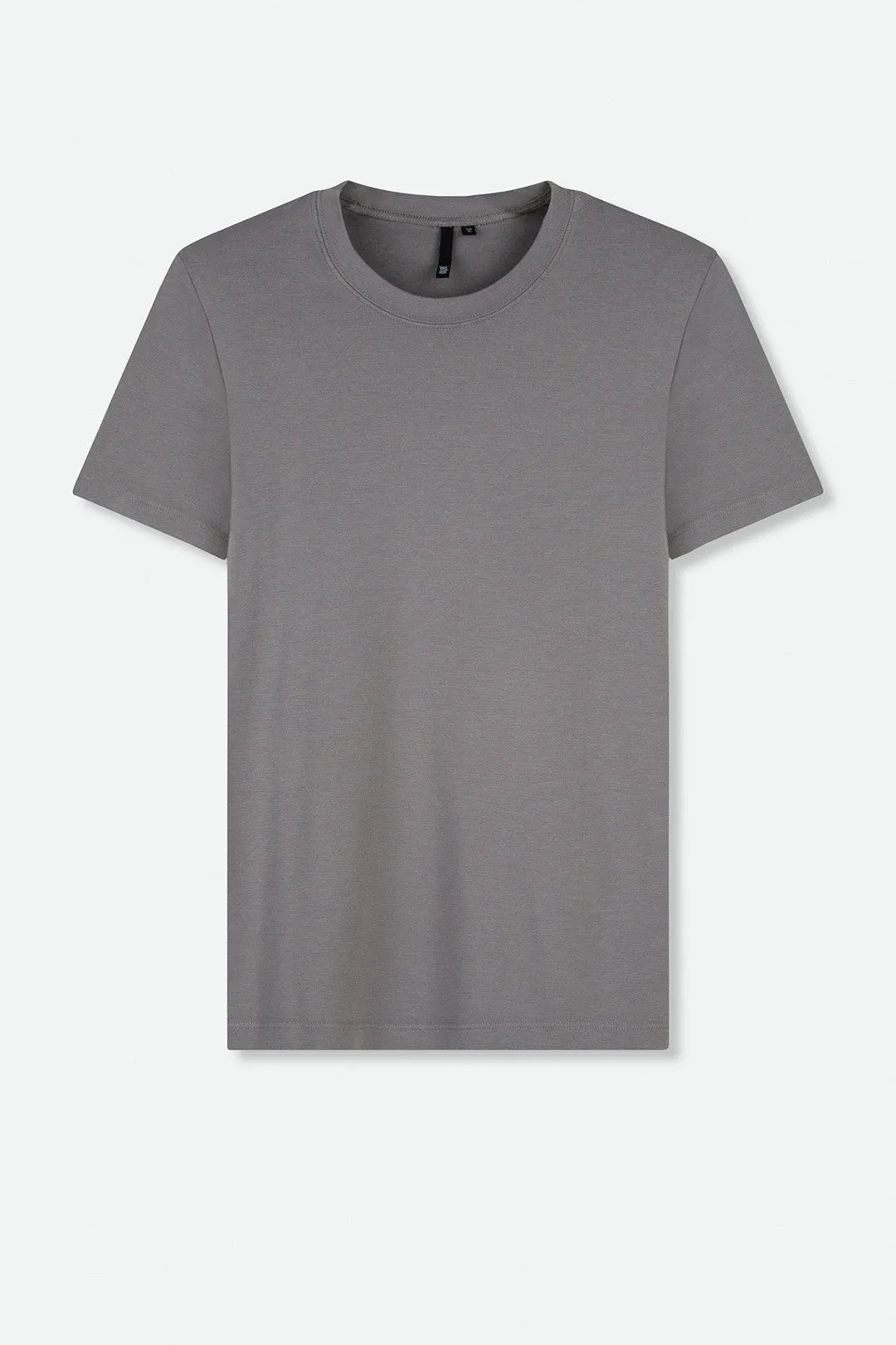 CAP SLEEVE CREW IN PIMA COTTON STRETCH move freely