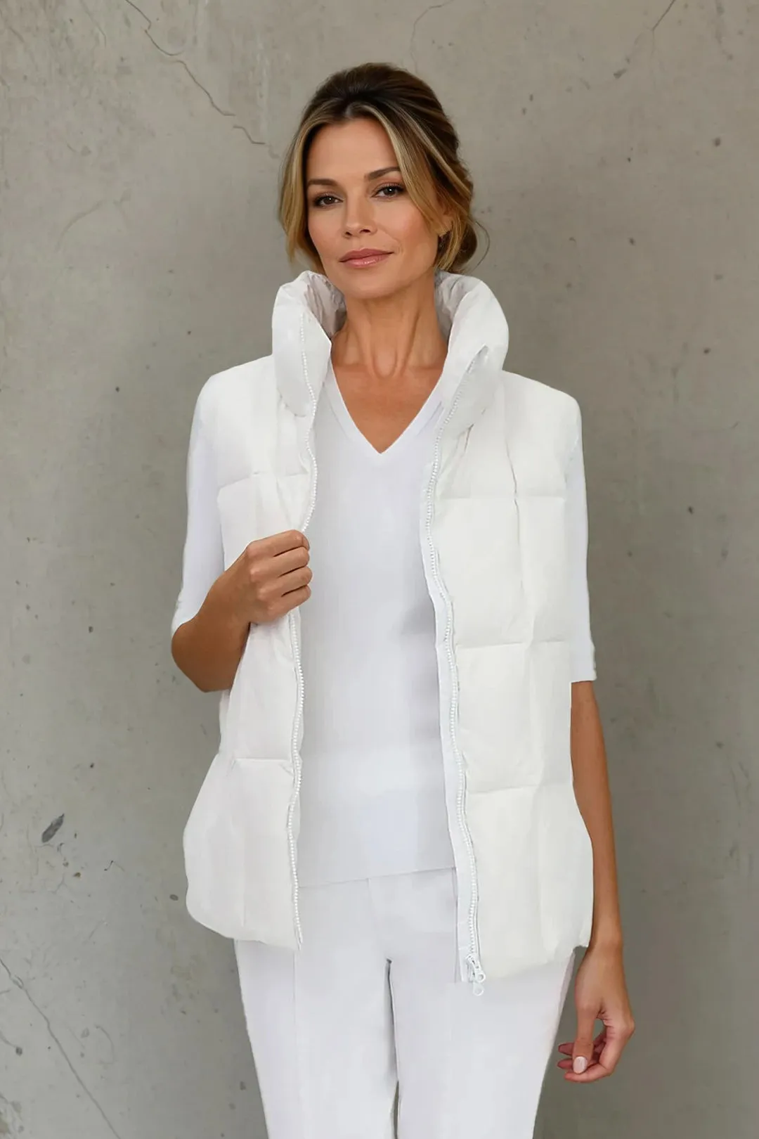 CELANO VEST IN GOOSE DOWN stylish mode