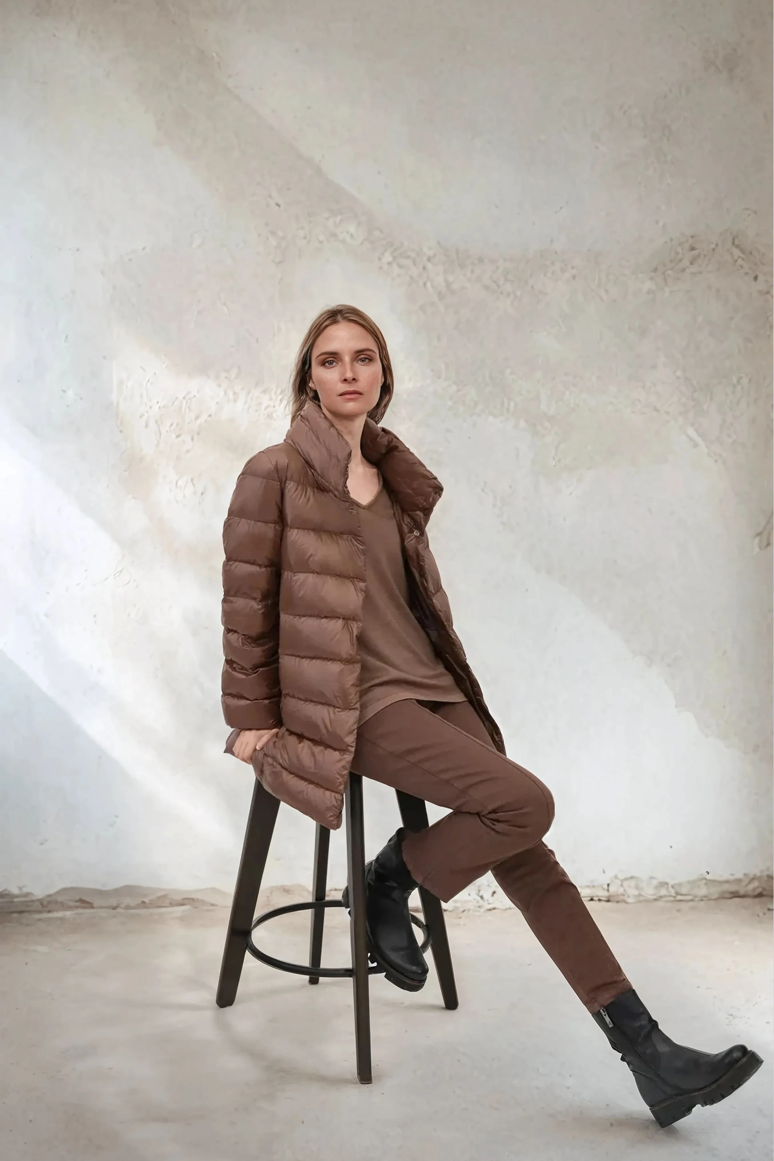 CELERINA JACKET IN GOOSE DOWN easy layer