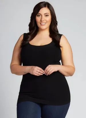 Cest Moi Bamboo Plus Size Tank style daily Cest Moi Bamboo Plus Size Tank shift wear