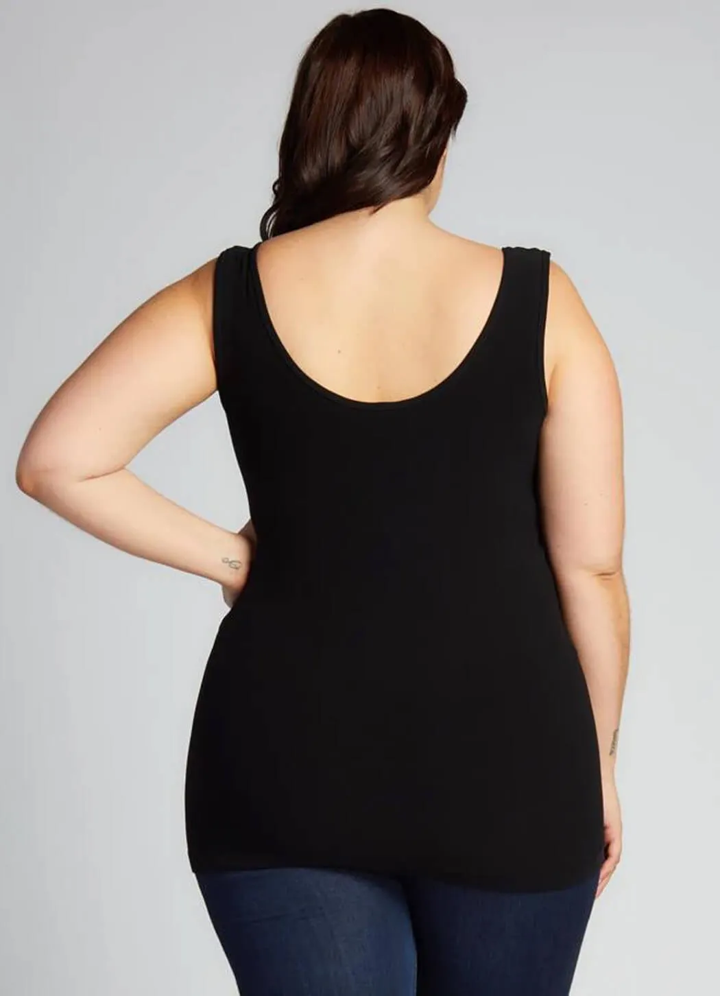 Cest Moi Bamboo Plus Size Tank fit choice