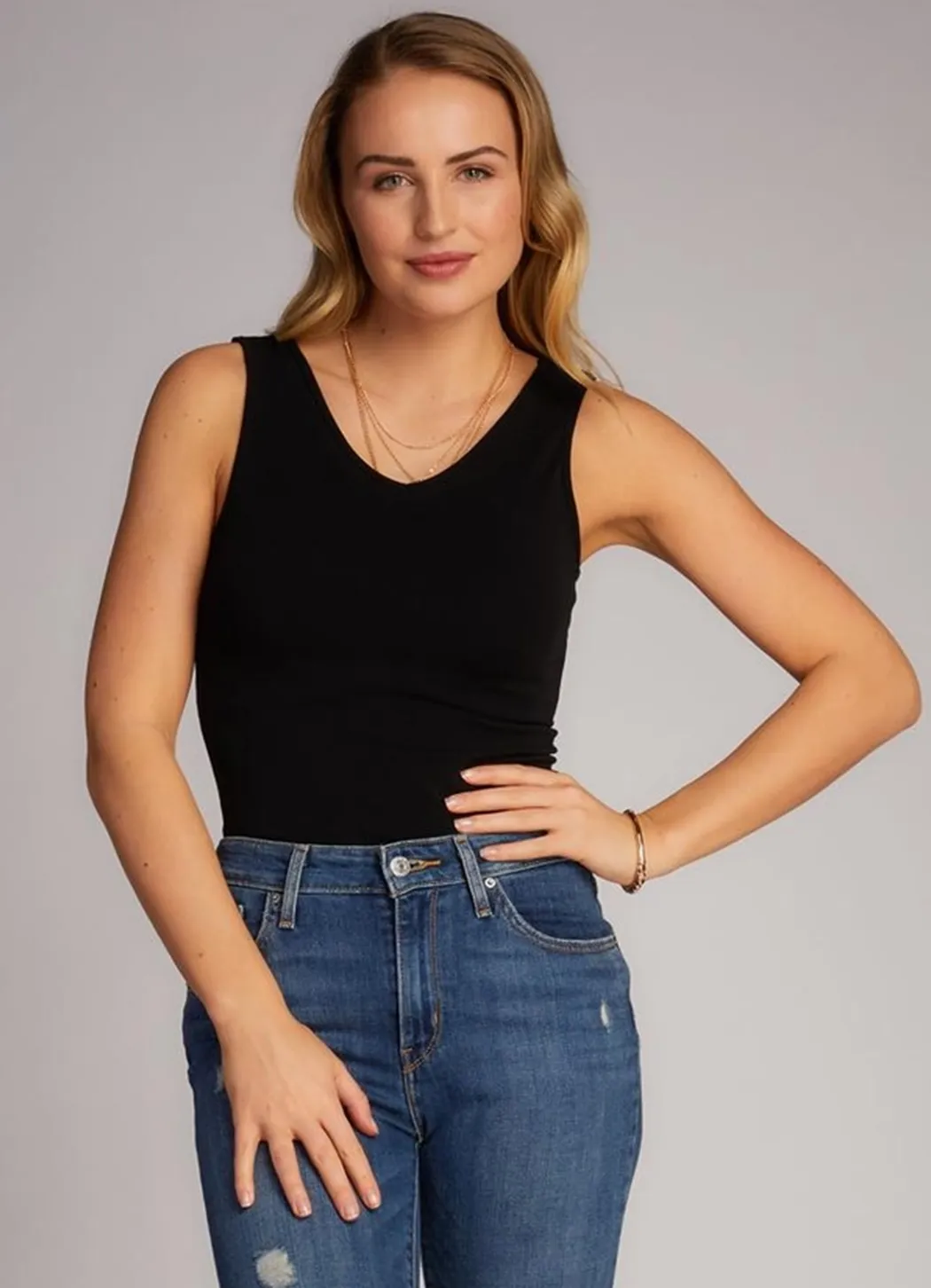 Cest Moi Reversible Tank breathe easy