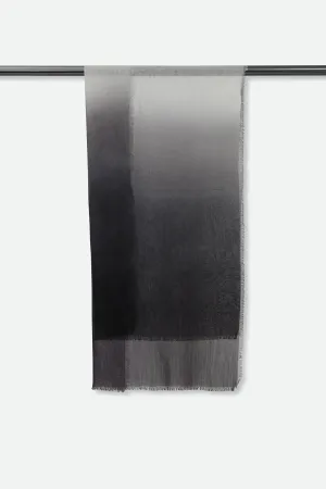 CHARCOAL FADE ITALIAN CASHMERE SCARF seasonal hug CHARCOAL FADE ITALIAN CASHMERE SCARF gift idea