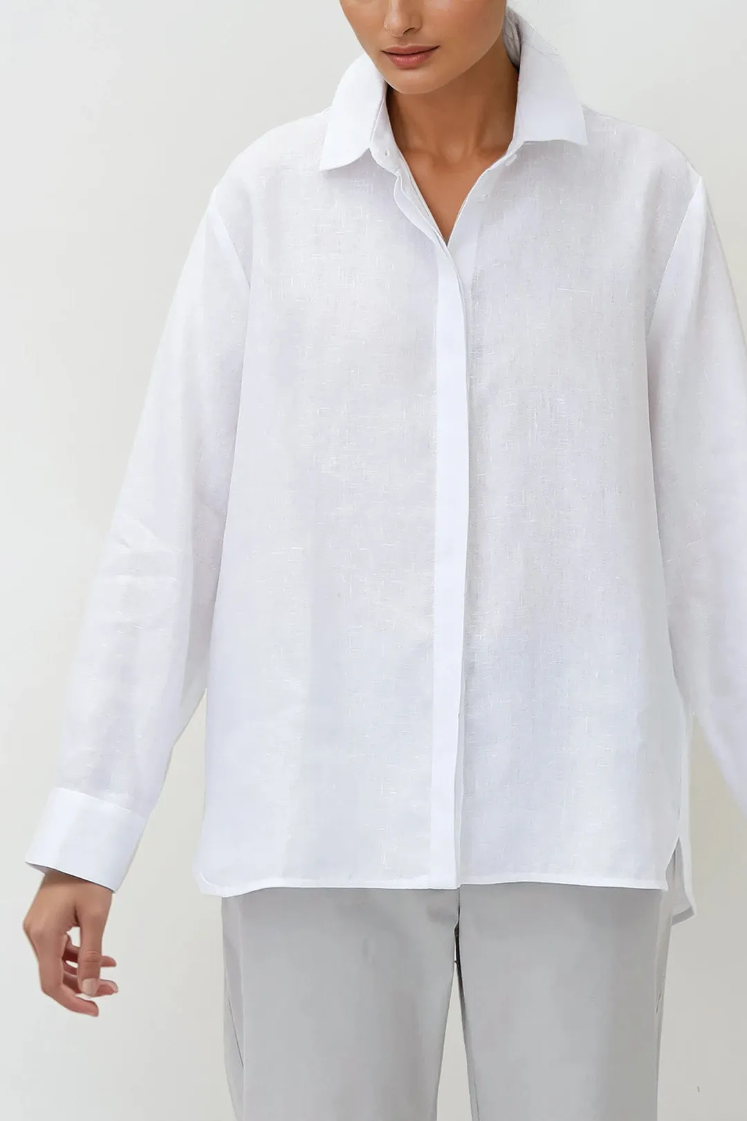 CHELSEA SHIRT IN ITALIAN LINEN light touch