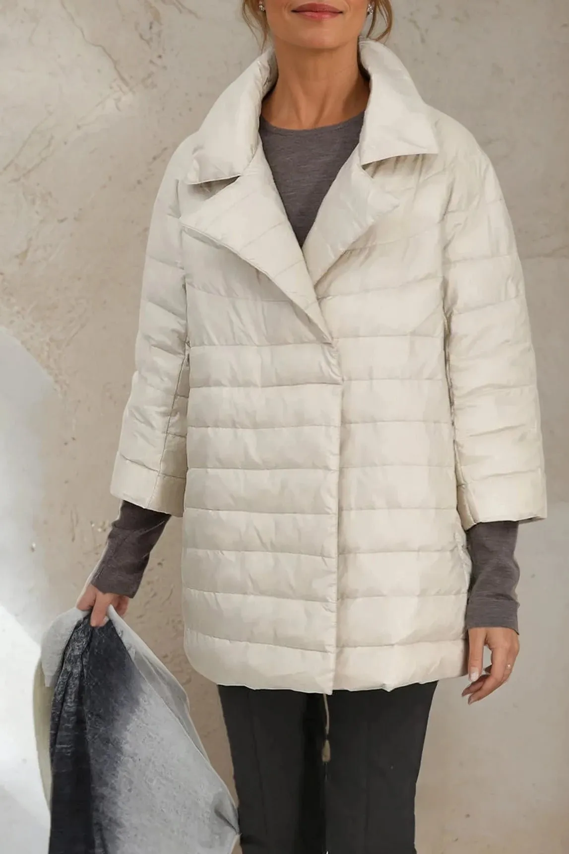 CITY JACKET IN GOOSE DOWN mild chill