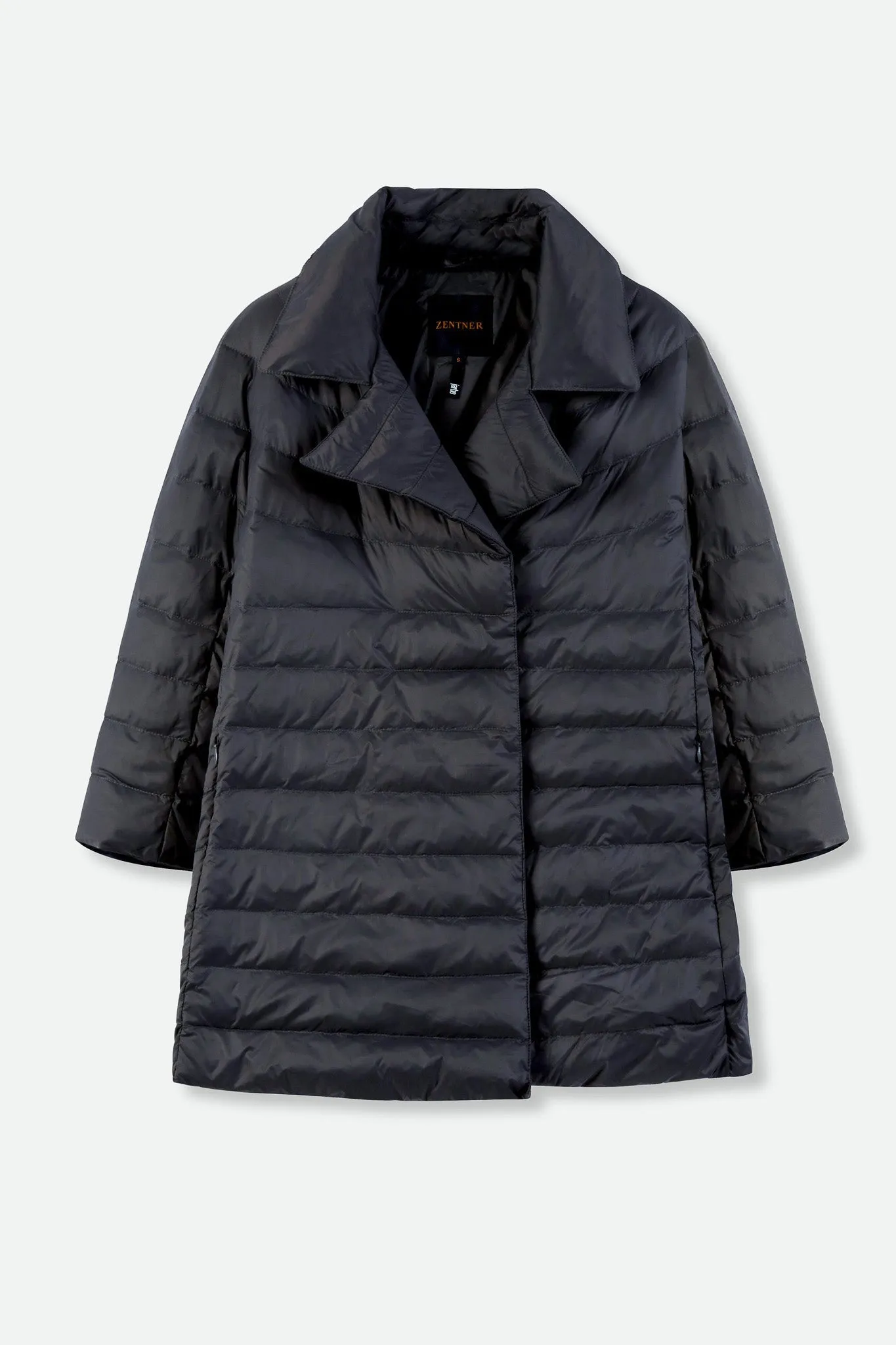 CITY JACKET IN GOOSE DOWN clean lines