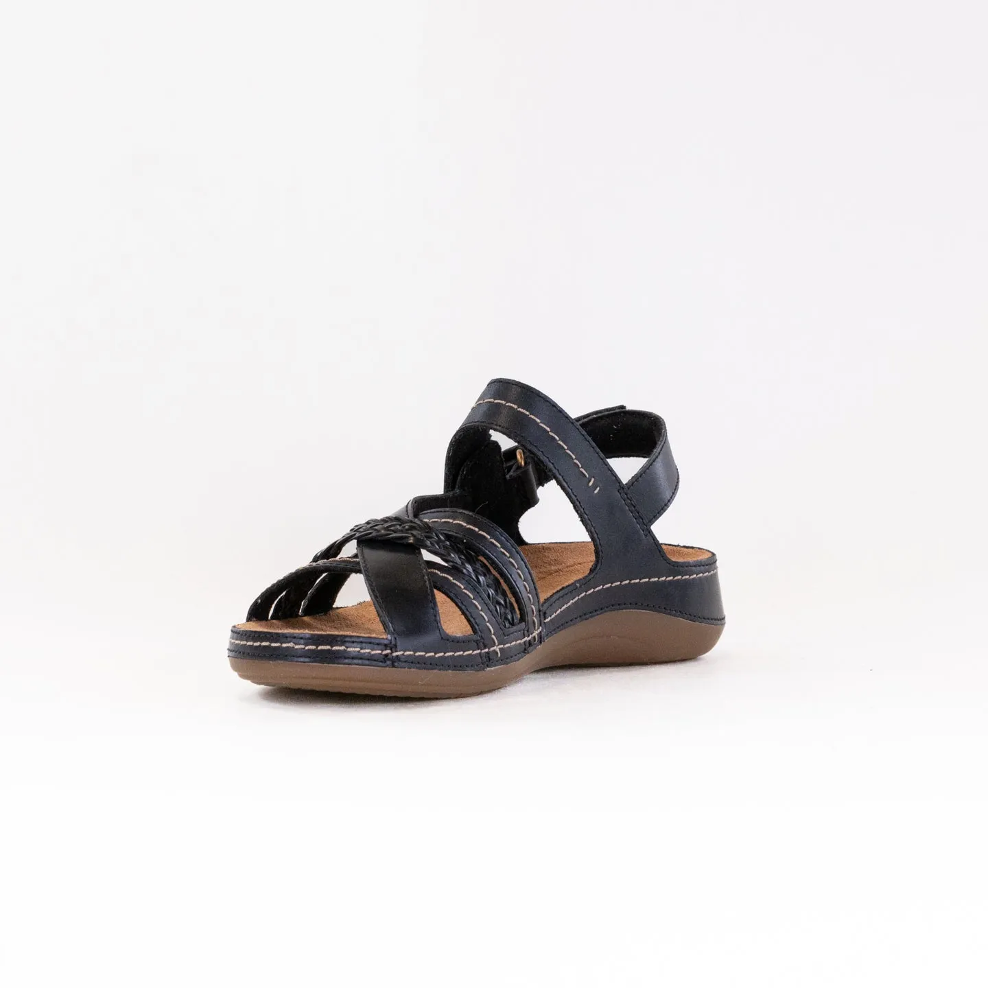 Clarks Cecily Strap (Women's) - Black Combi Calm Air