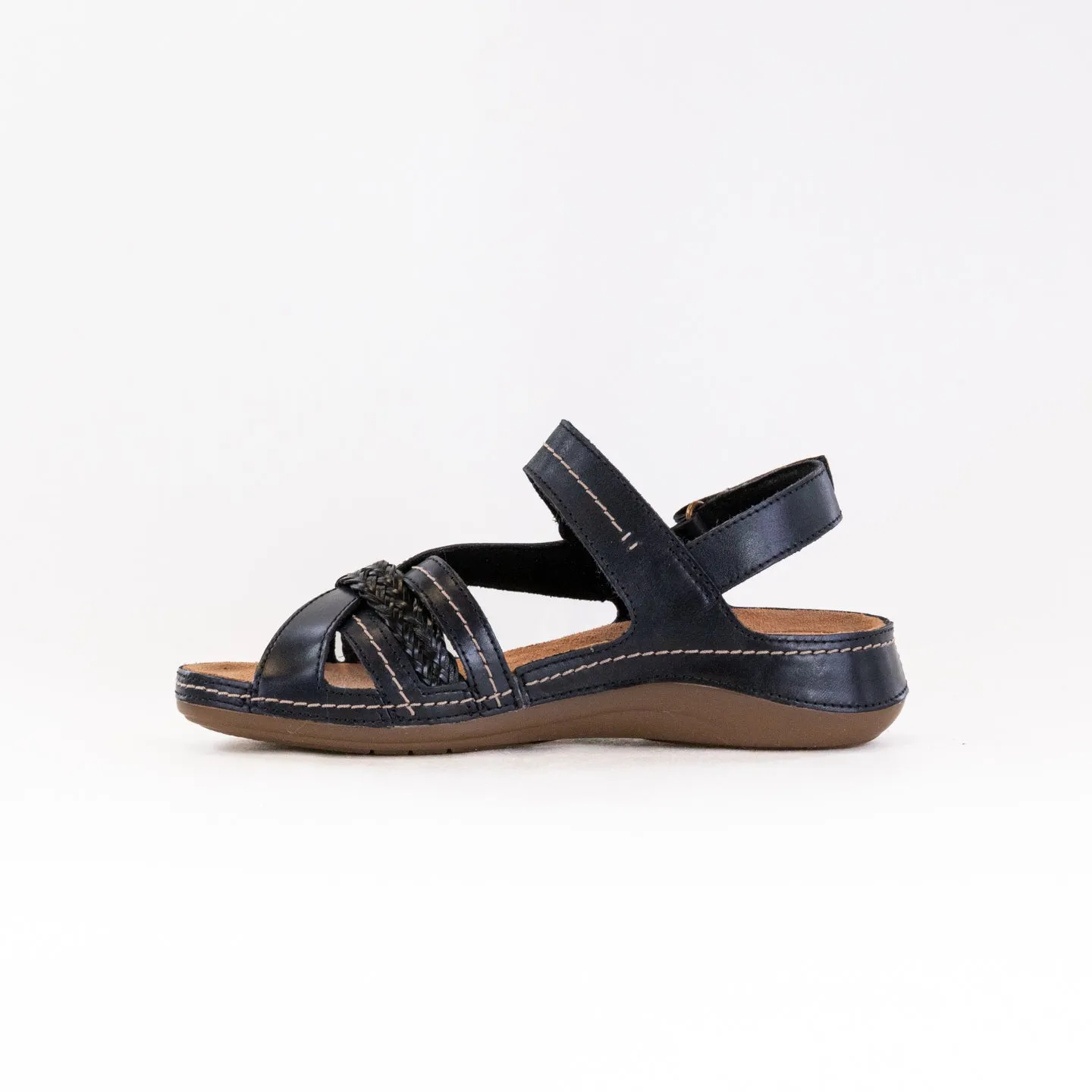 Clarks Cecily Strap (Women's) - Black Combi Cool Air
