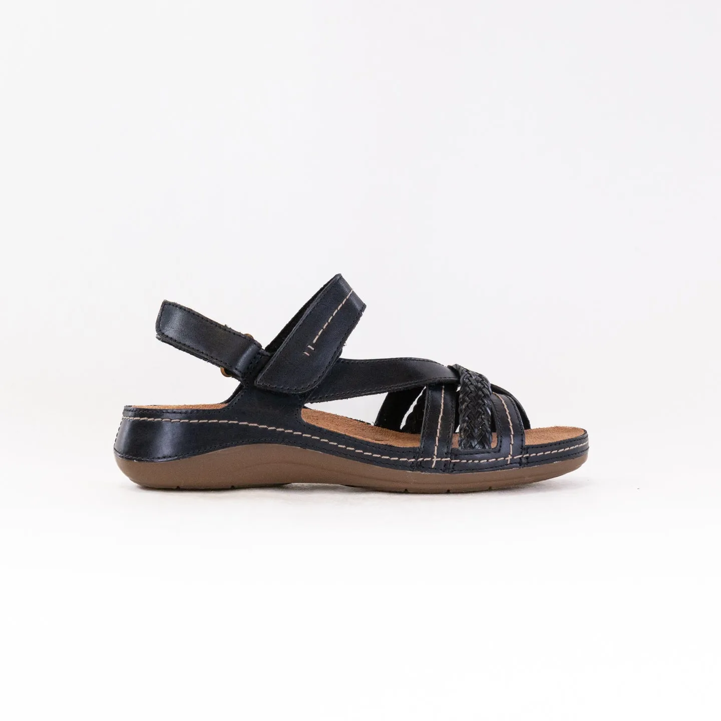 Clarks Cecily Strap (Women's) - Black Combi Home Feel