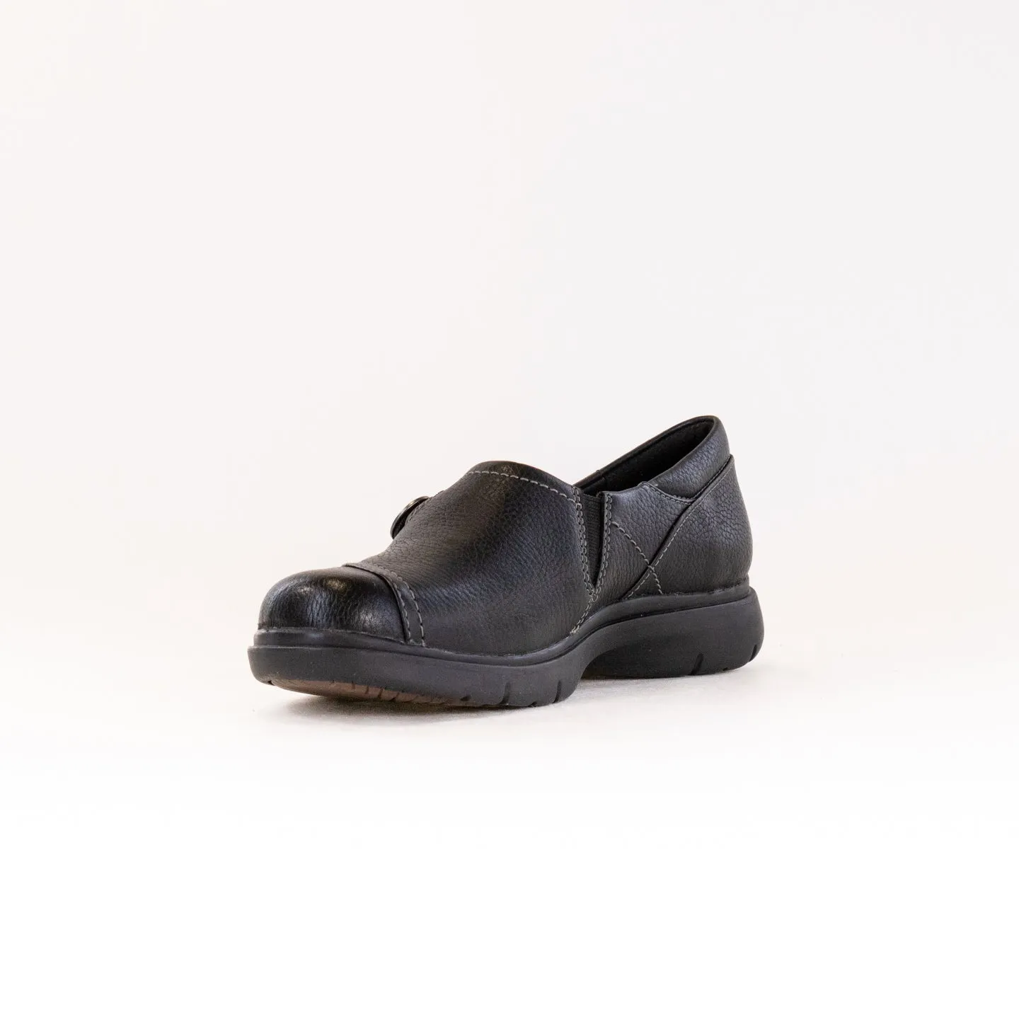 Clarks Certina Ease (Women's) - Black Leather support zone