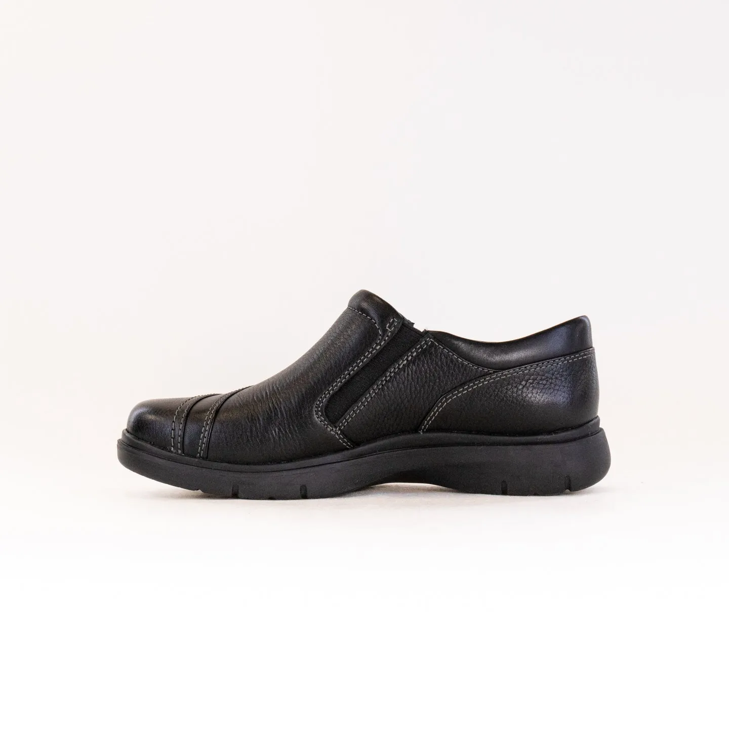 Clarks Certina Pure (Women's) - Black Leather everyday wear