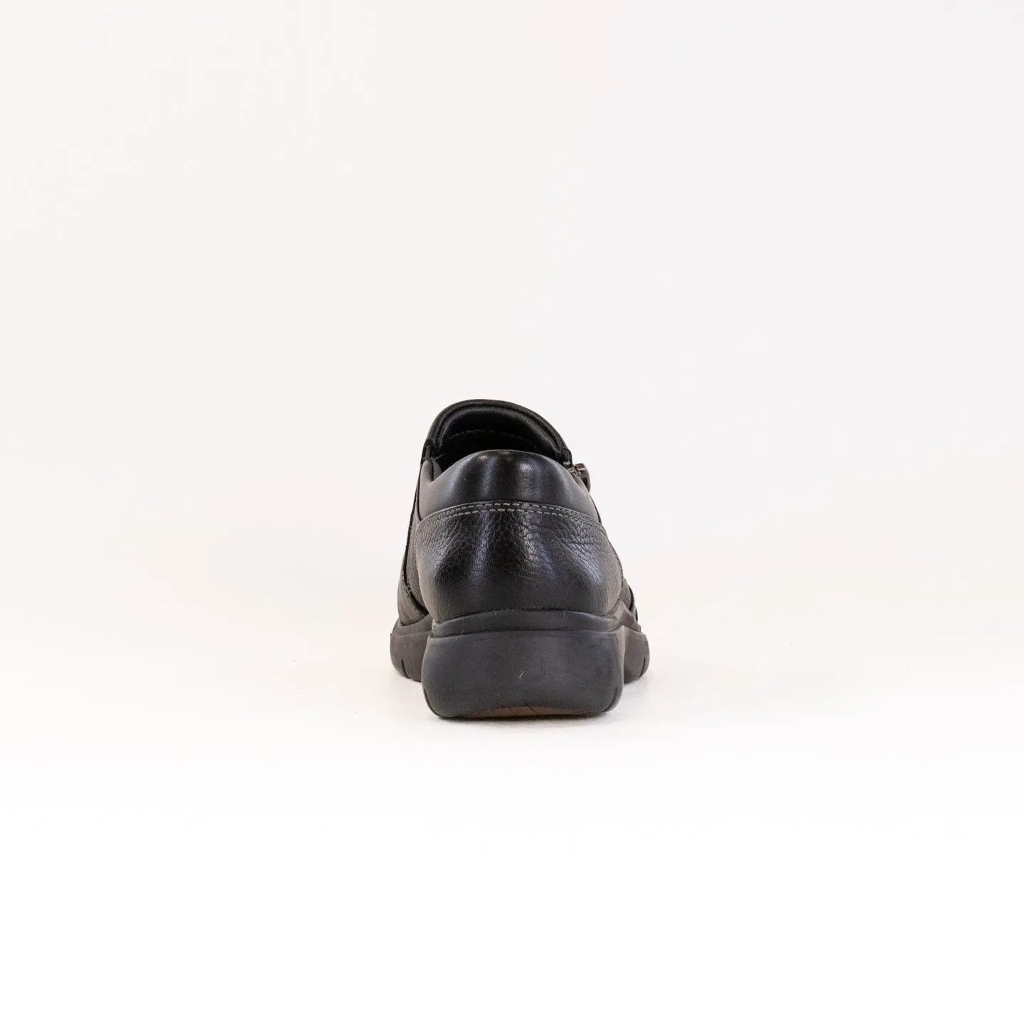 Clarks Certina Pure (Women's) - Black Leather lightweight base