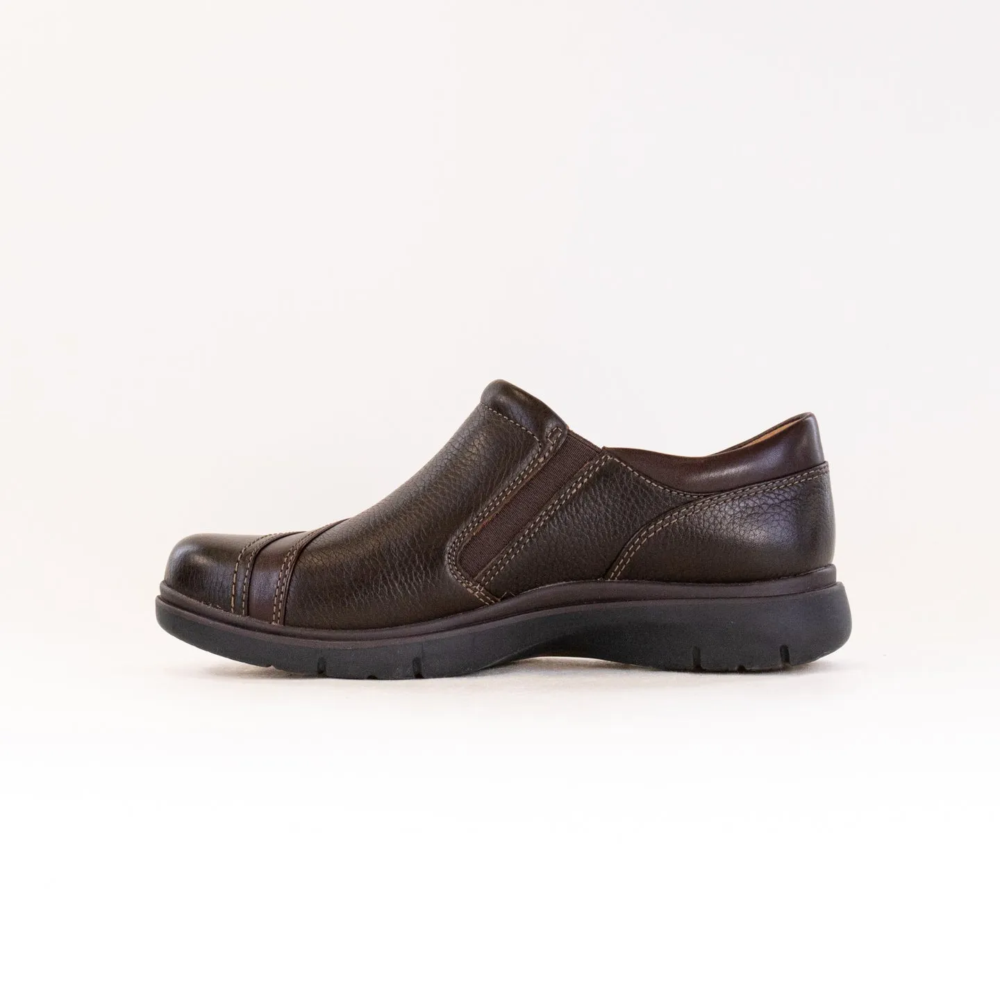 Clarks Certina Pure (Women's) - Dark Brown Leather support line