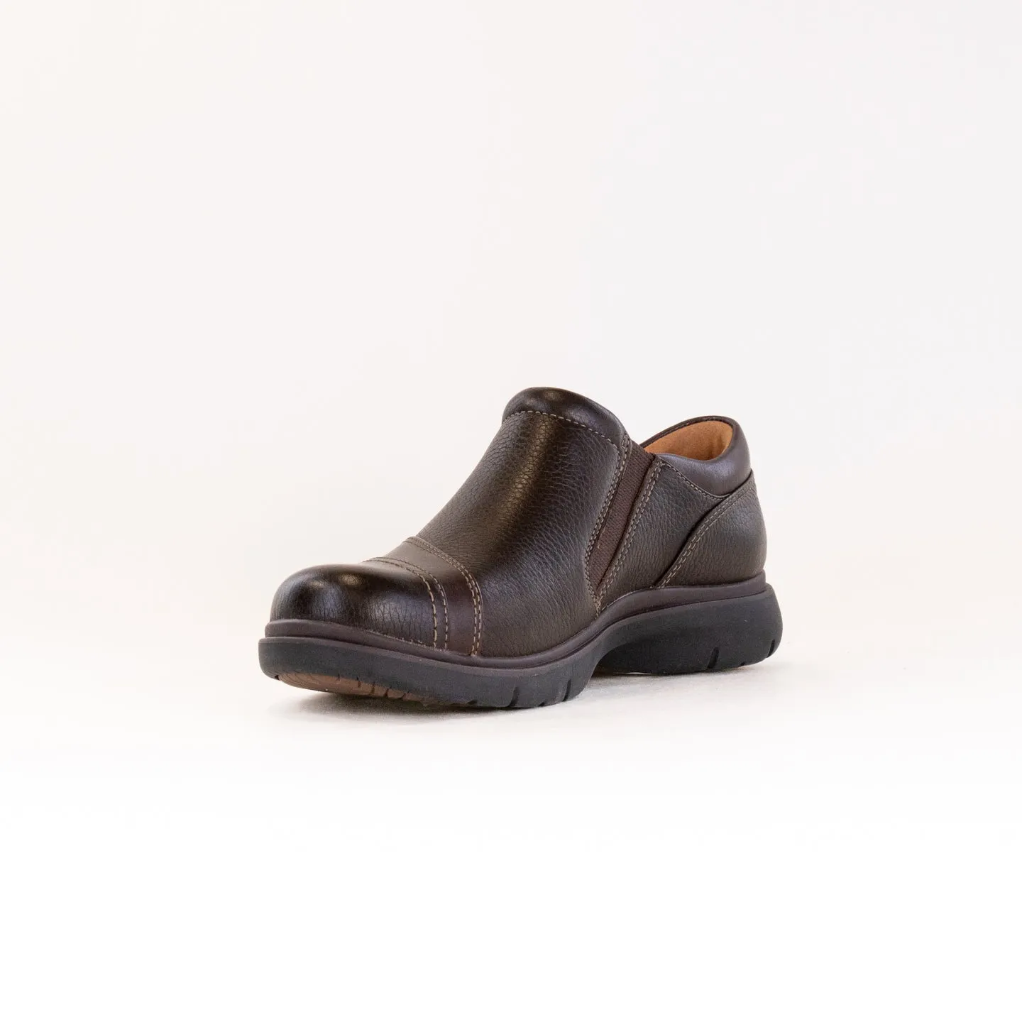 Clarks Certina Pure (Women's) - Dark Brown Leather firm step