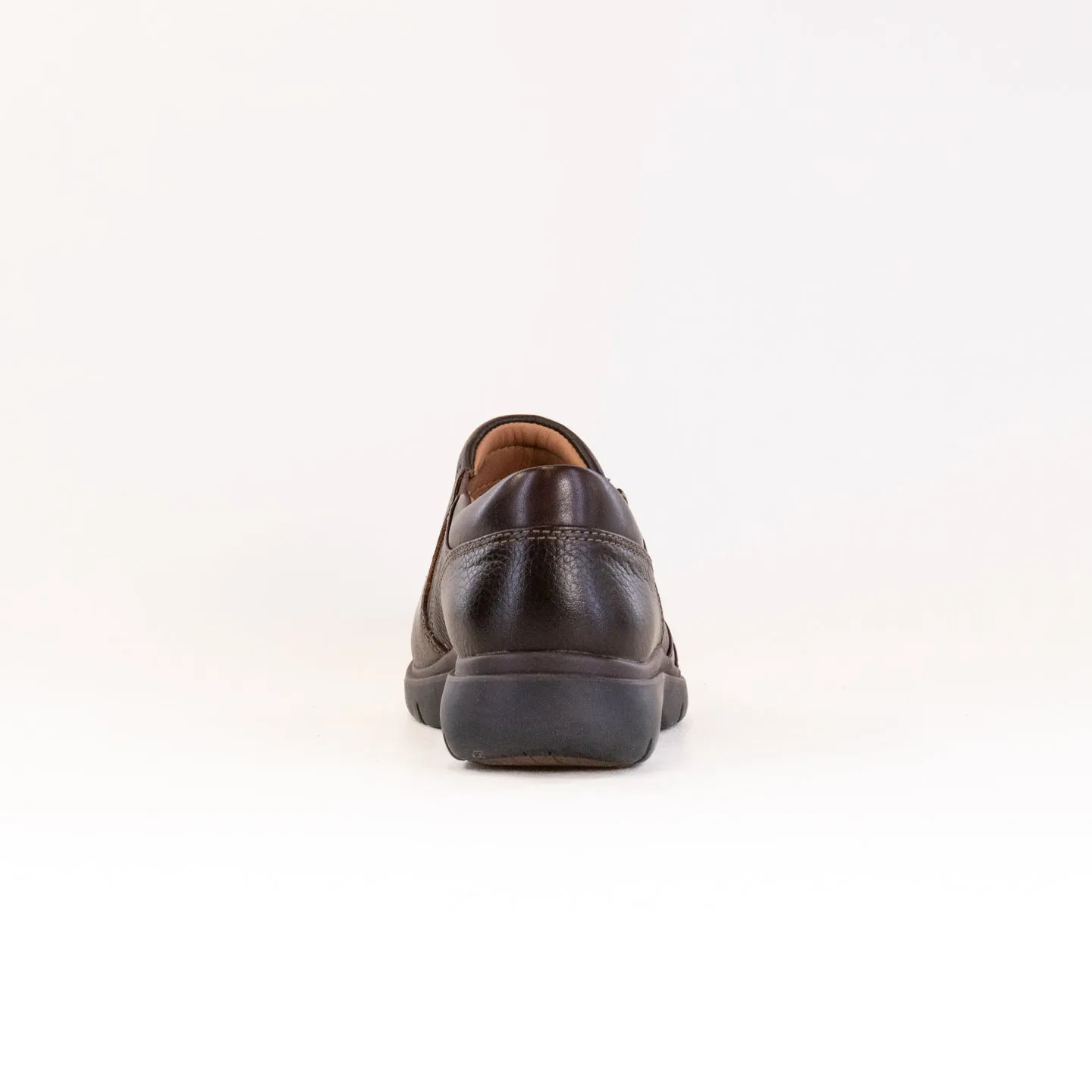 Clarks Certina Pure (Women's) - Dark Brown Leather slope balance