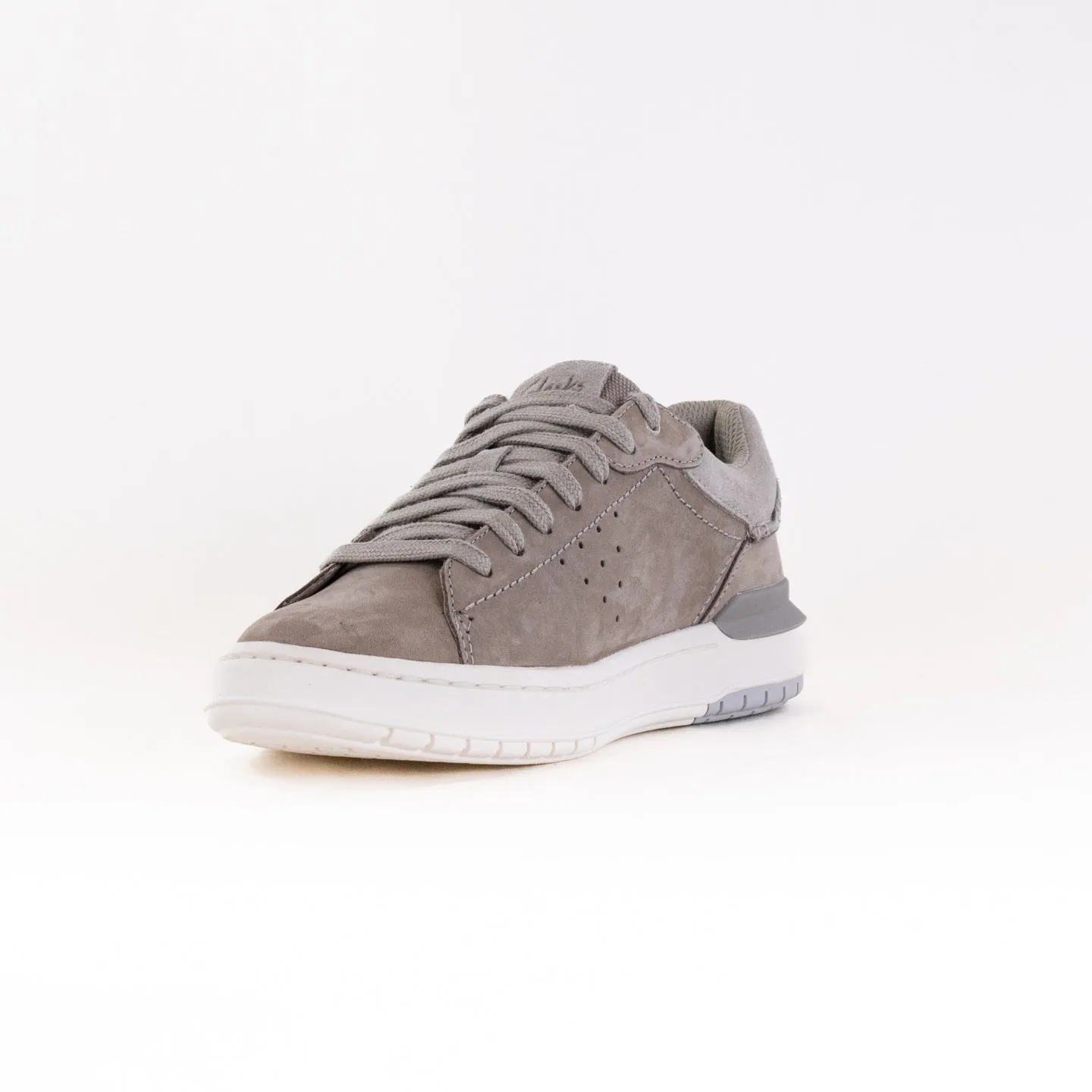 Clarks Courtlite 2 Run (Men's) - Grey Nubuck waterproof wear